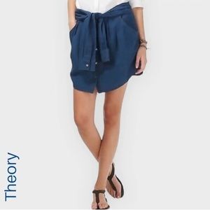 Theory Indigo Skirt